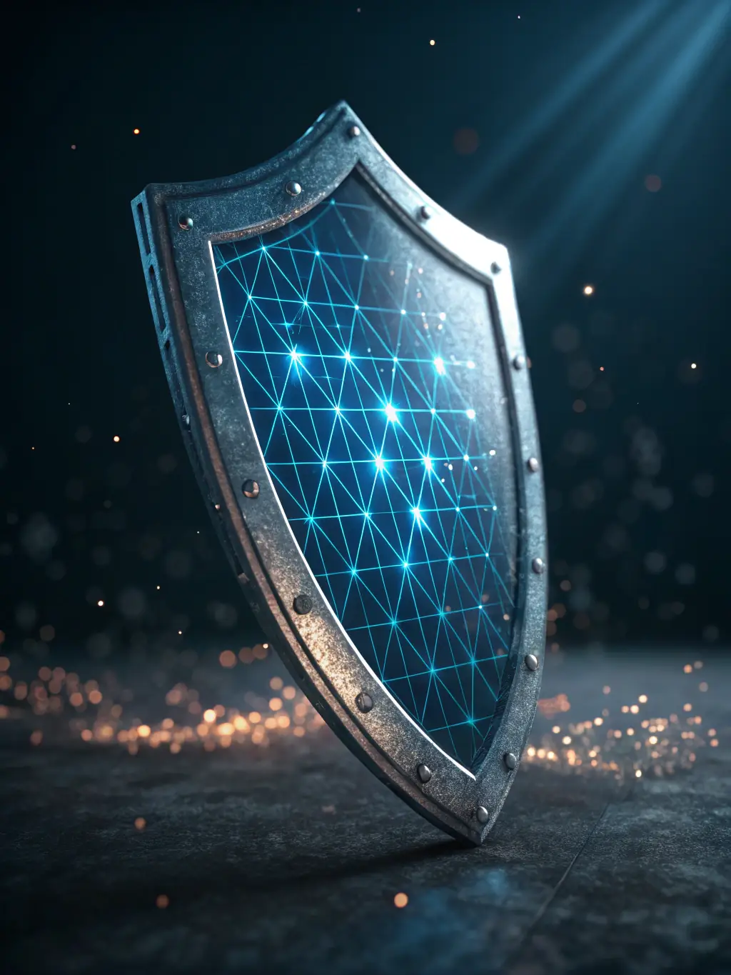 A graphic illustrating secure data transfer and privacy protection, emphasizing the platform's commitment to user safety and confidentiality.